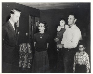The Prince of Belgium at the Peterson's, circa 1955